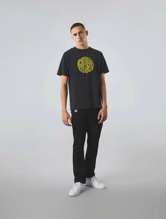 Pretty Green 15th Anniversary Gillespie Logo T-Shirt In Black - RD1 Clothing