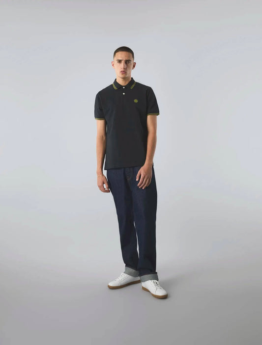 Pretty Green 15th Anniversary Barton Polo In Black - RD1 Clothing