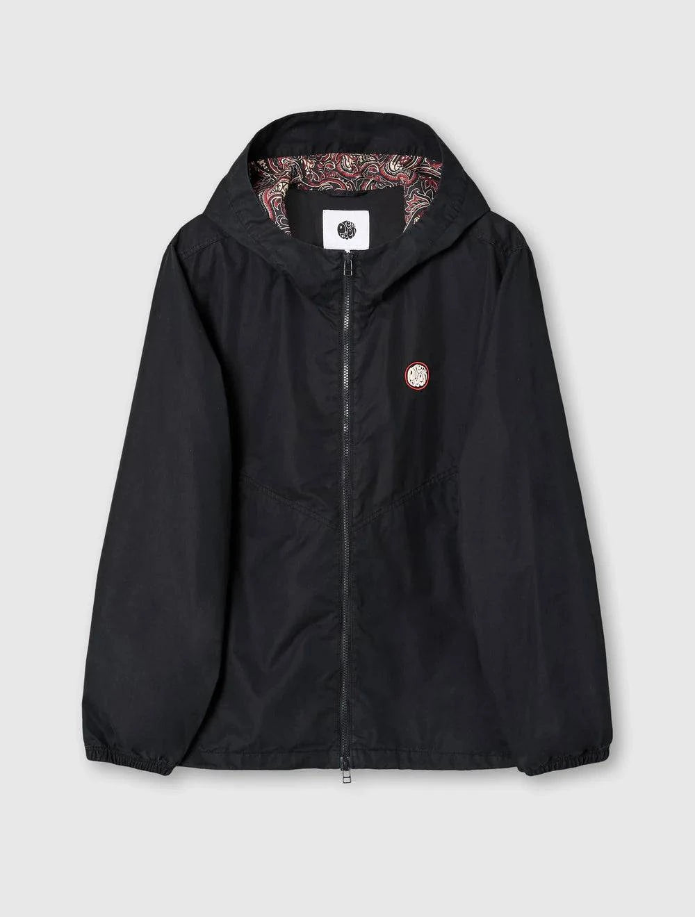 Pretty Green Feltham Paisley Hooded Jacket in Black - RD1 Clothing