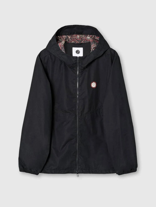 Pretty Green Feltham Paisley Hooded Jacket in Black - RD1 Clothing
