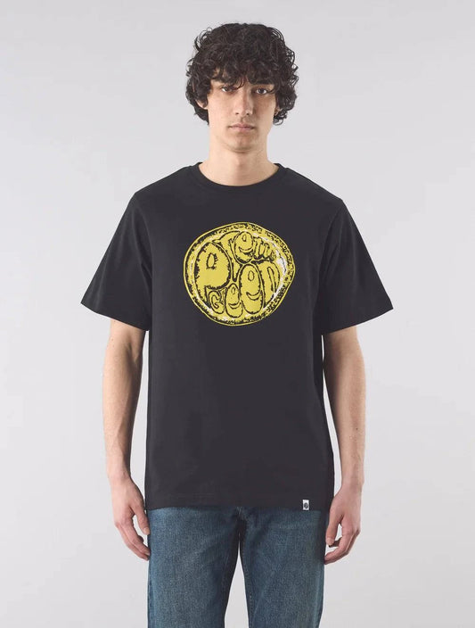 Pretty Green Citrus Sunshine T-Shirt Black - RD1 Clothing