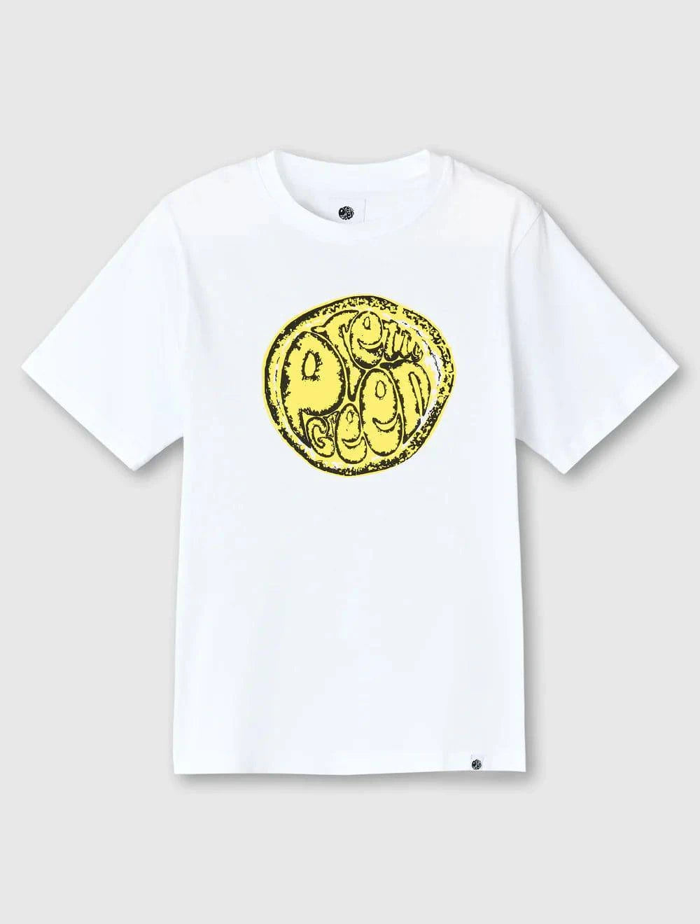 Pretty Green Citrus Sunshine T-Shirt White - RD1 Clothing