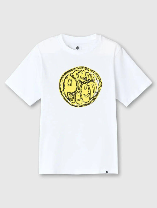 Pretty Green Citrus Sunshine T-Shirt White - RD1 Clothing