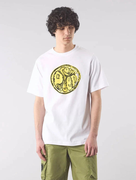 Pretty Green Citrus Sunshine T-Shirt White - RD1 Clothing
