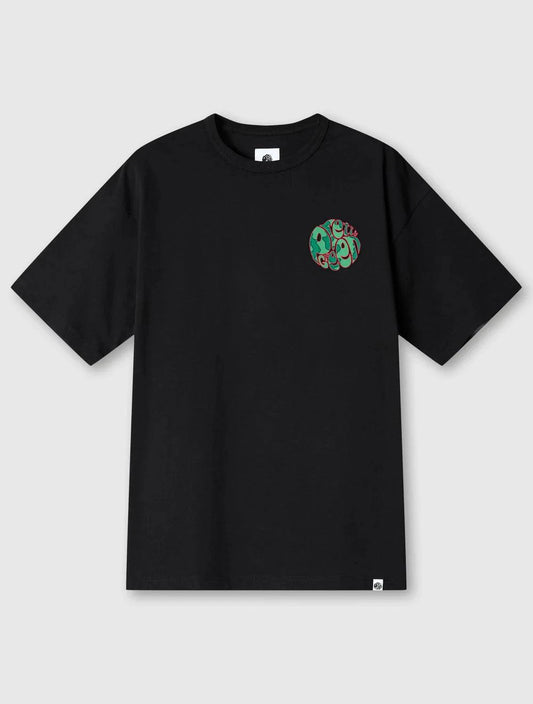 Pretty Green Twisted Melon T-Shirt Black - RD1 Clothing