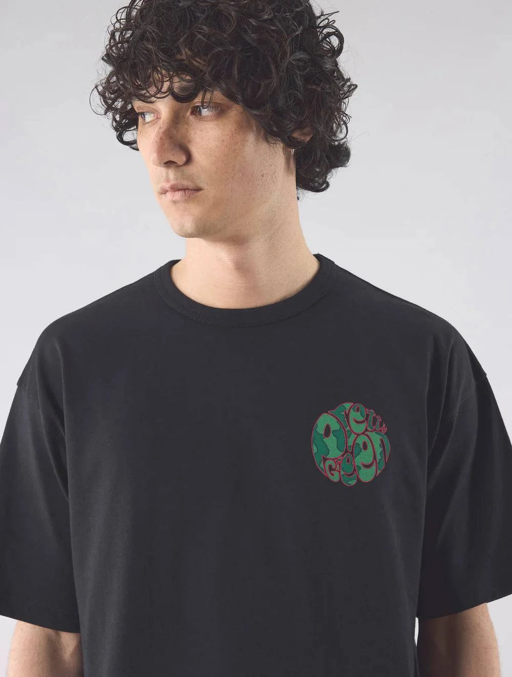 Pretty Green Twisted Melon T-Shirt Black - RD1 Clothing