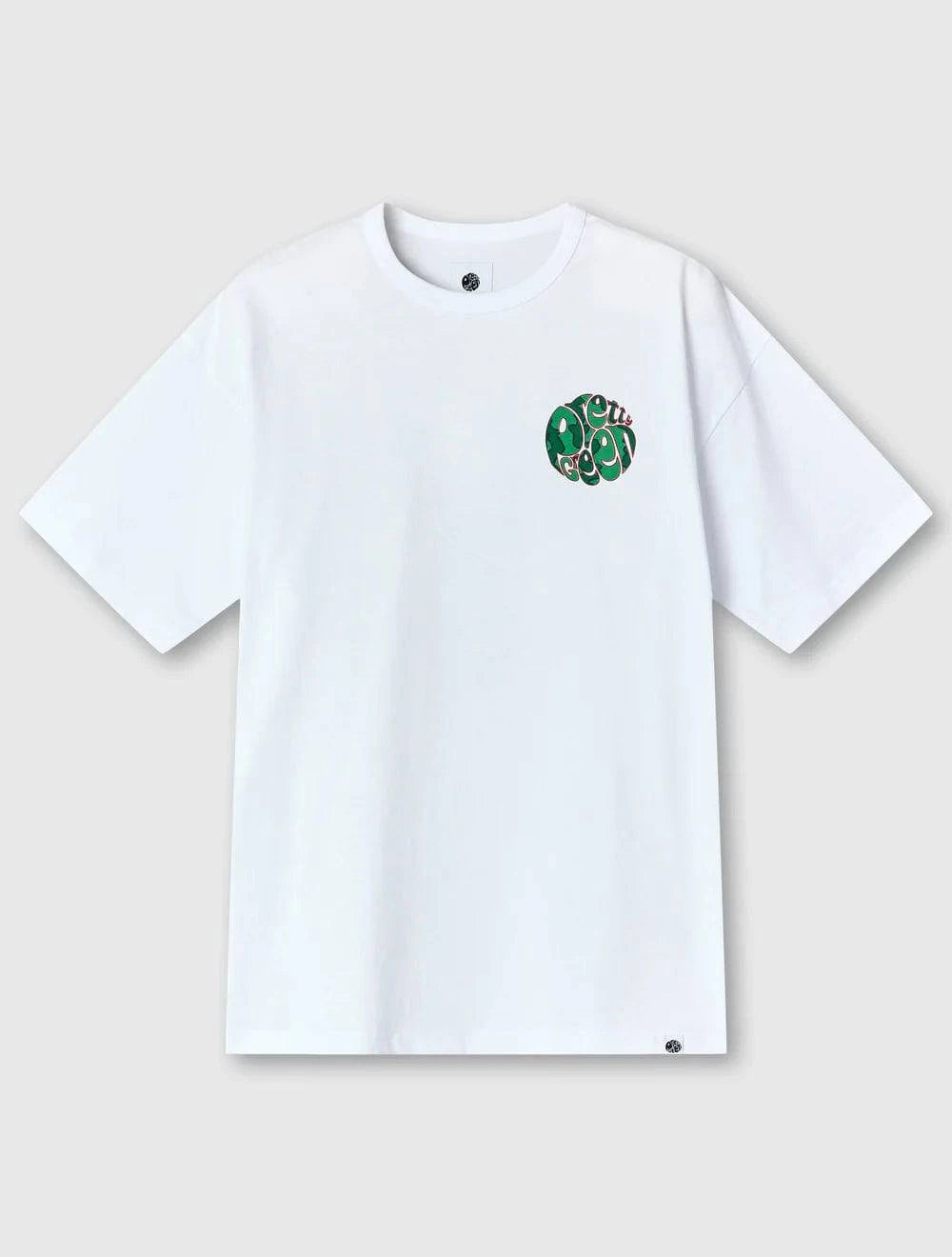 Pretty Green Twisted Melon T-Shirt White - RD1 Clothing