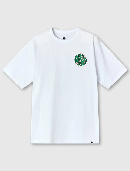 Pretty Green Twisted Melon T-Shirt White - RD1 Clothing