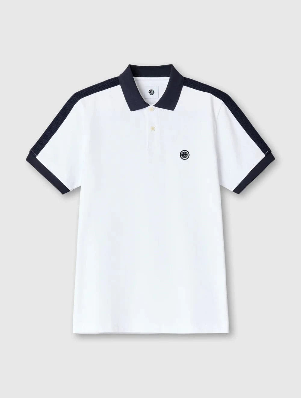 Pretty Green Denton Polo White/Black - RD1 Clothing