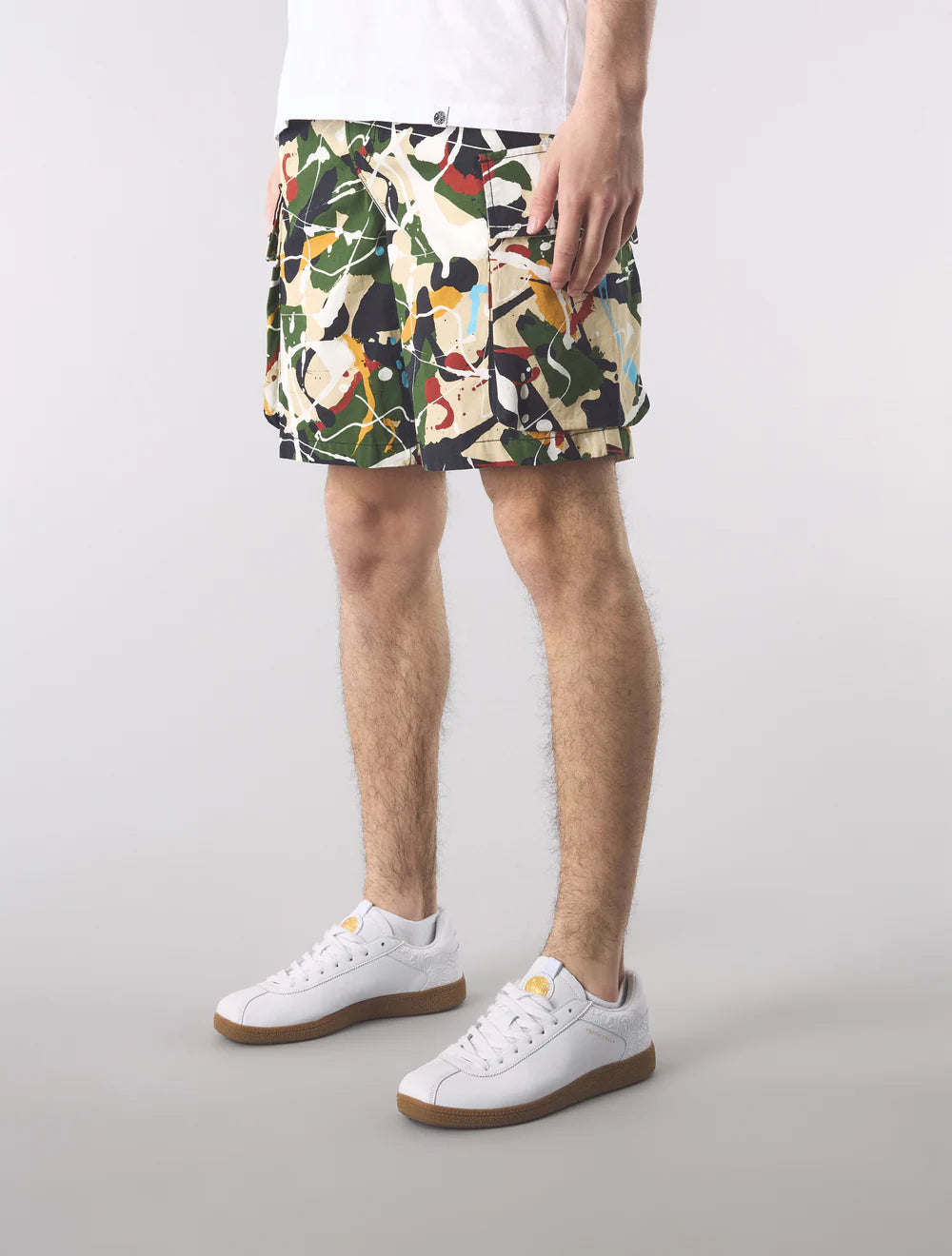 Pretty Green Convergence Cargo Shorts