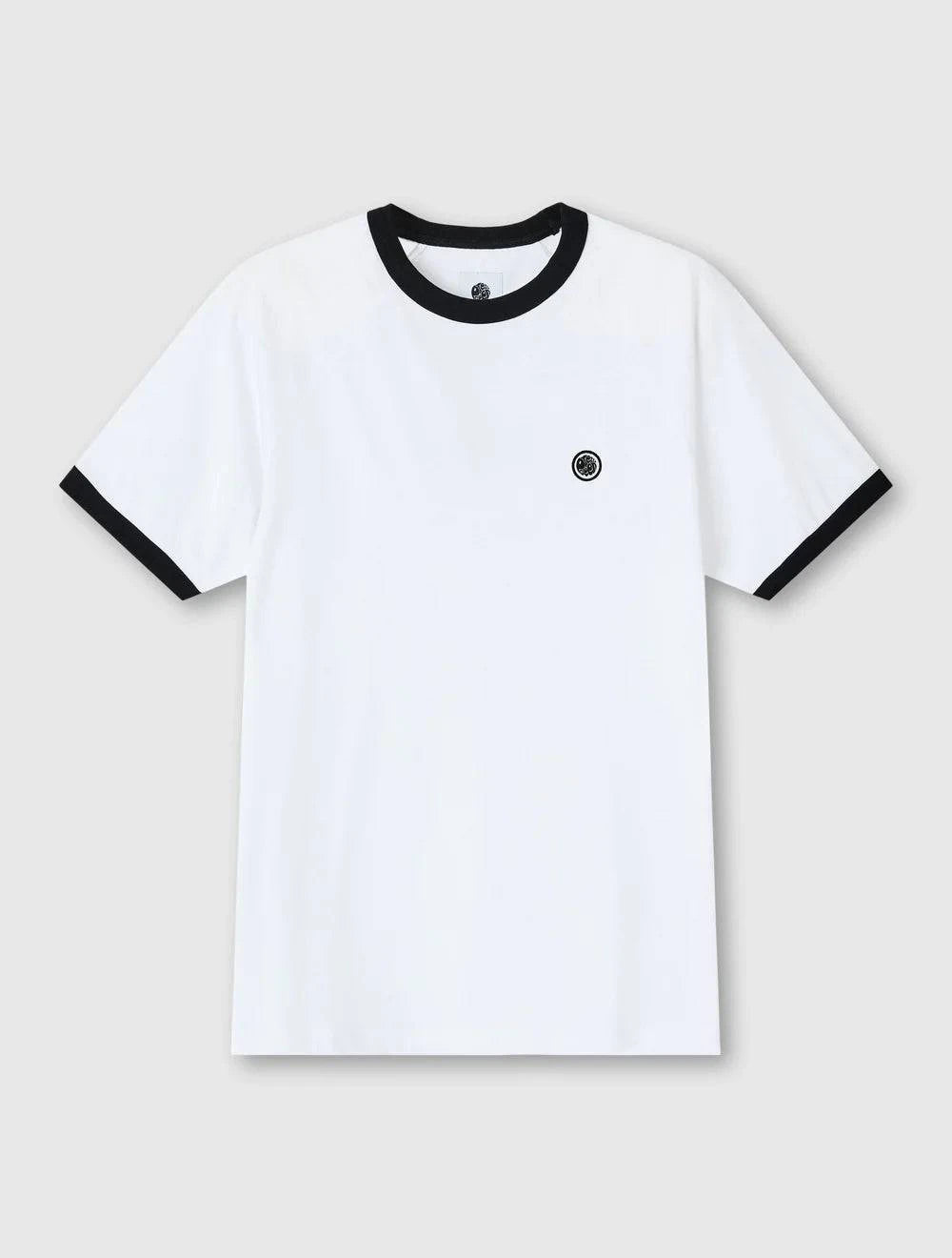 Pretty Green Boston Ringer T-Shirt White - RD1 Clothing