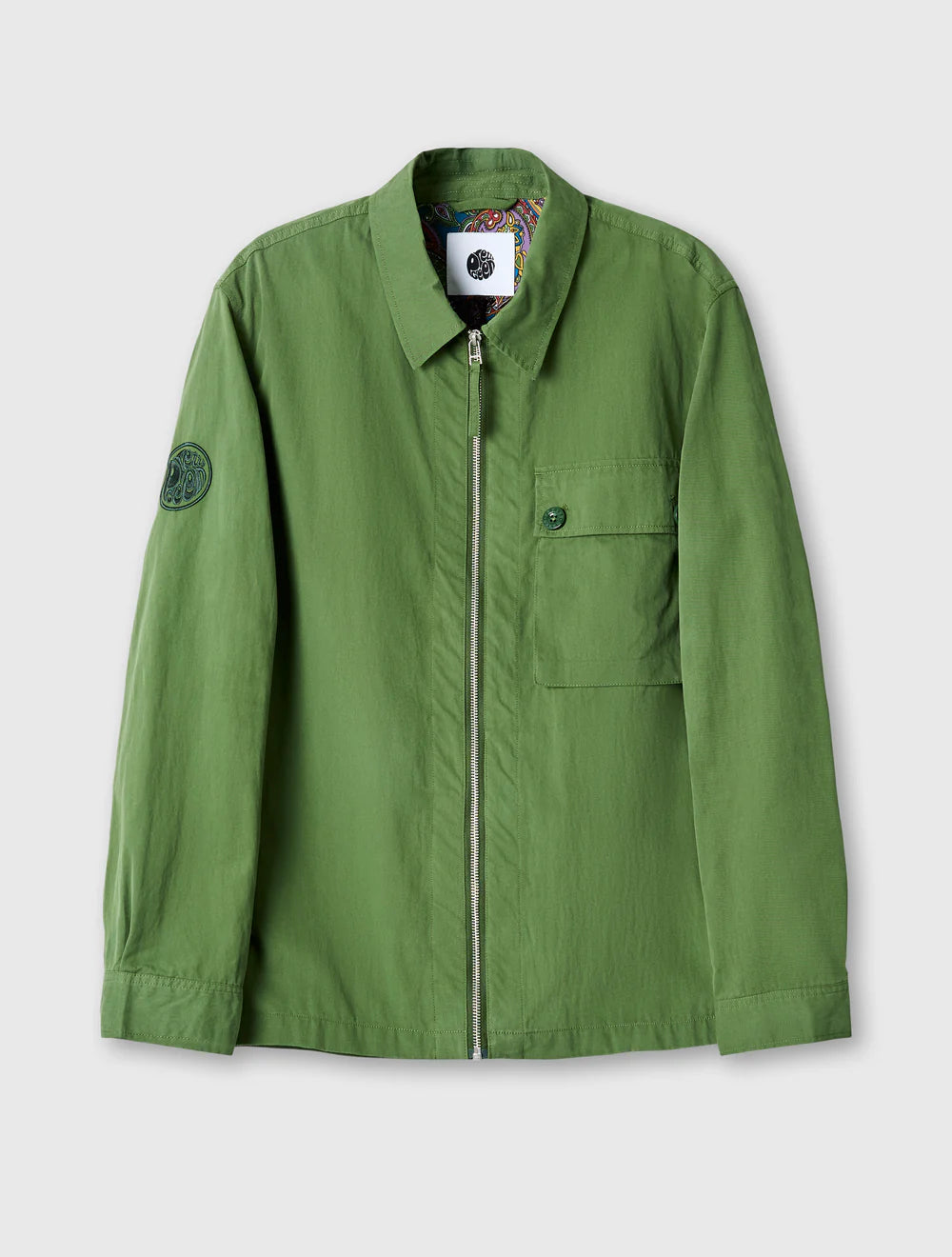 Pretty Green Feltham Overshirt Khaki - RD1 Clothing