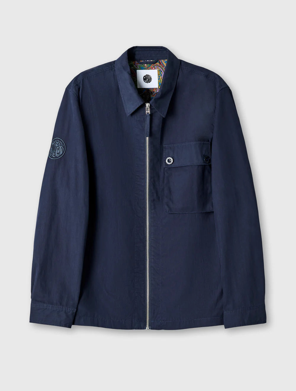 Pretty Green Feltham Overshirt Navy - RD1 Clothing