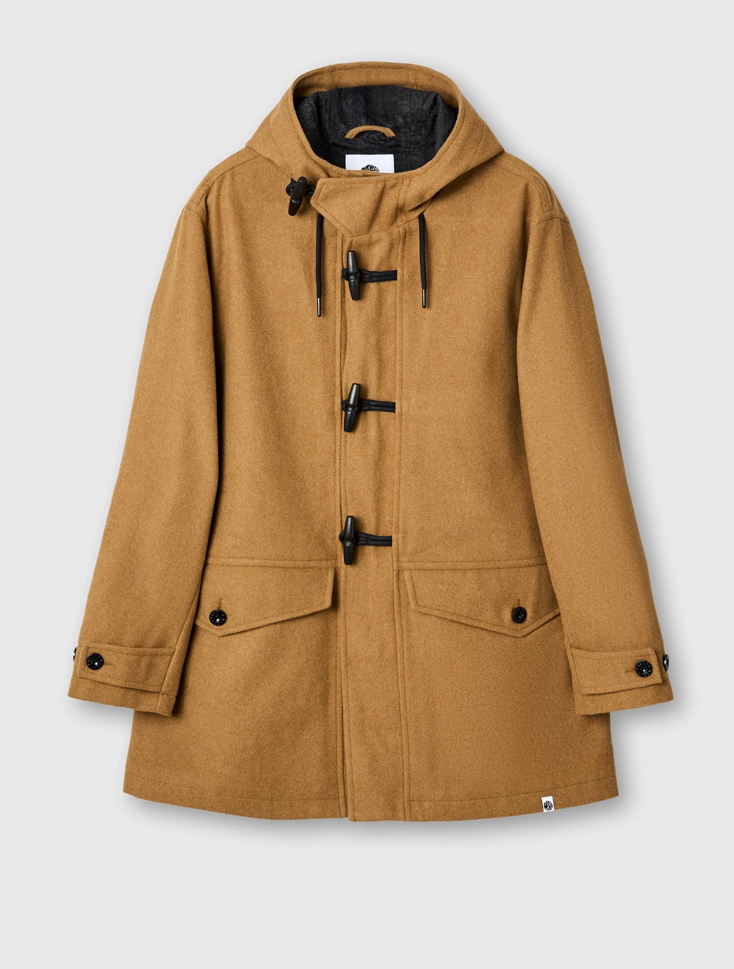Pretty Green Randolph Duffle Coat Tan - RD1 Clothing