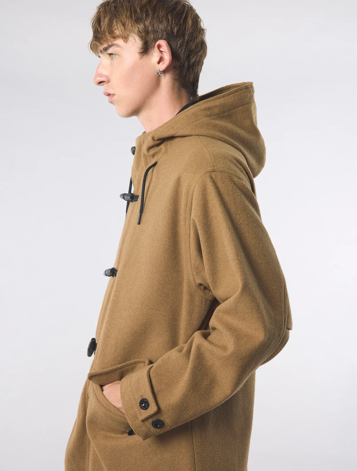 Pretty Green Randolph Duffle Coat Tan - RD1 Clothing