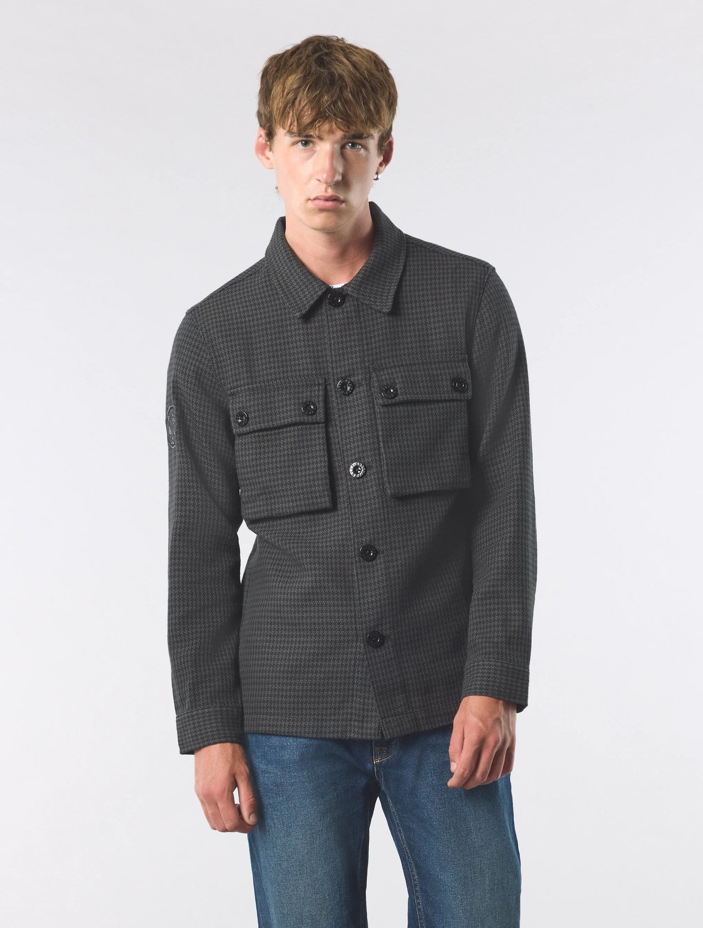 Pretty Green Kilburn Overshirt Black - RD1 Clothing