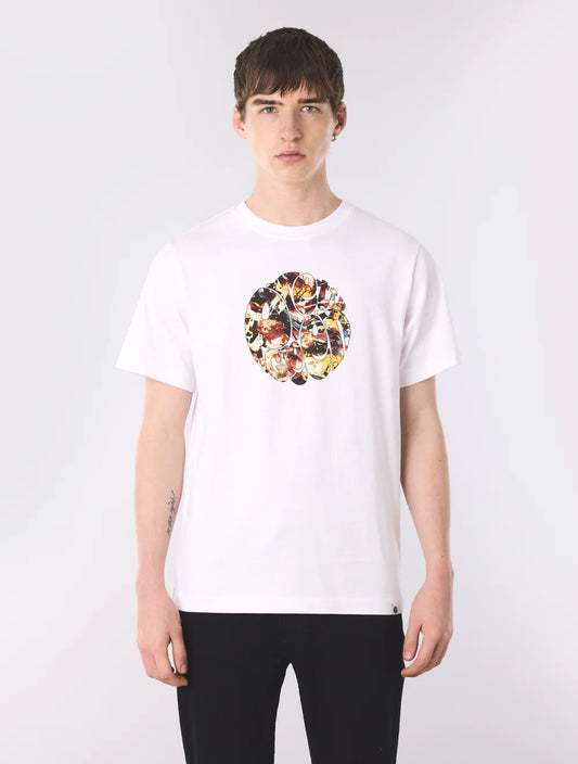 Pretty Green Smithfield Logo T-Shirt White - RD1 Clothing