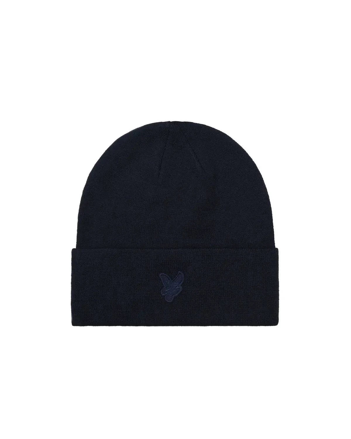 Lyle & Scott Tonal Caple Beanie In Dark Navy - RD1 Clothing
