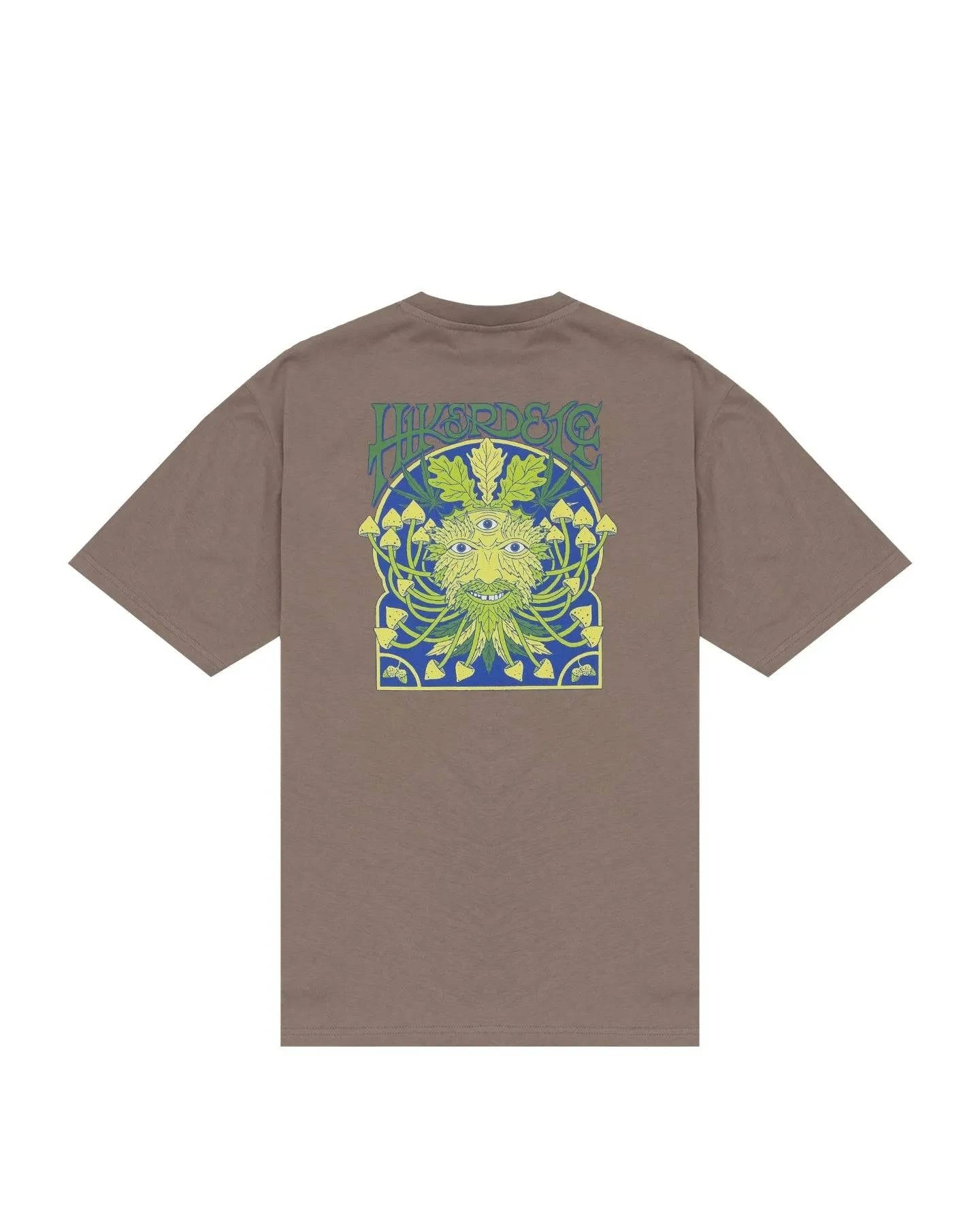 Hikerdelic Green Man SS T-Shirt In Mushroom