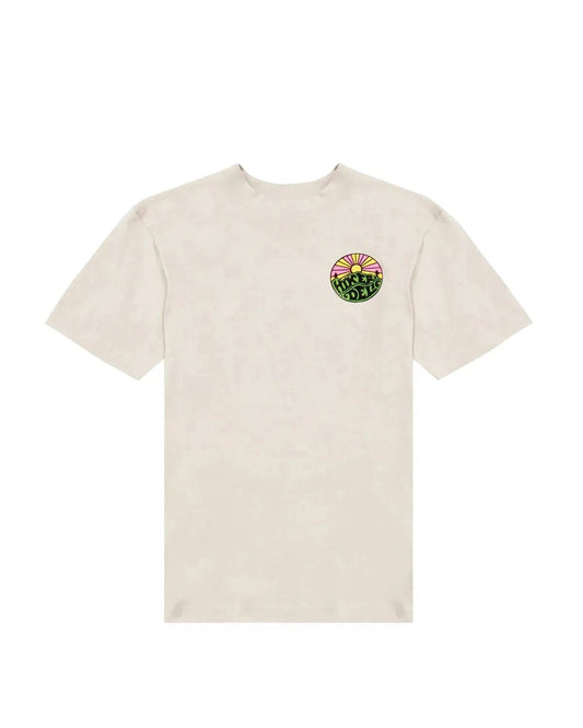 Hikerdelic Original Logo SS T-Shirt In Oatmilk