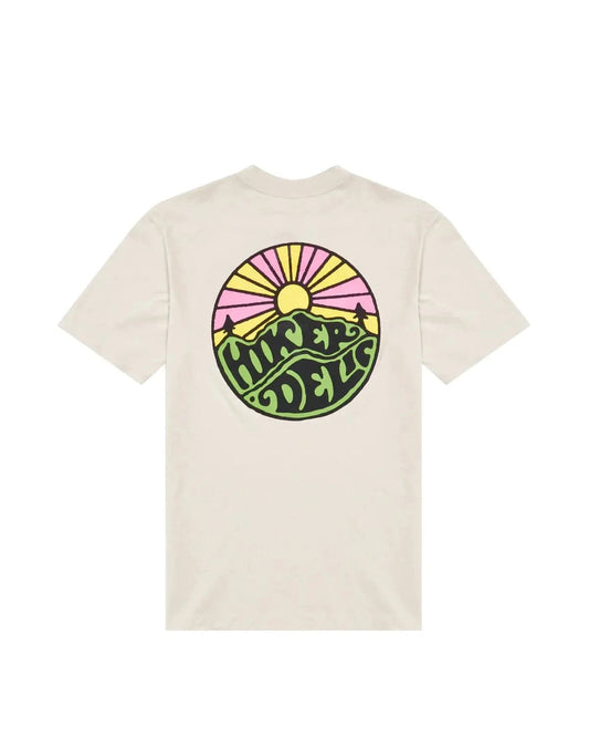 Hikerdelic Original Logo SS T-Shirt In Oatmilk