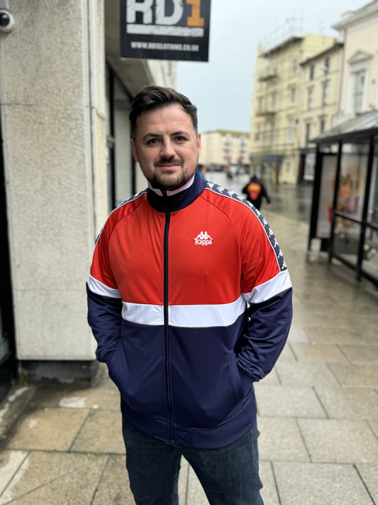 Kappa Unther Track Top In Red/ Blue/ White - RD1 Clothing
