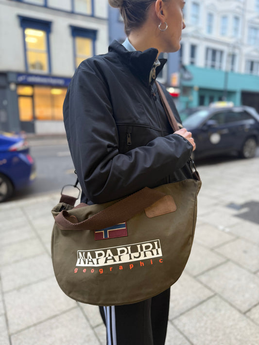 Napapijri H-Reflect Sling Bag Dark Olive