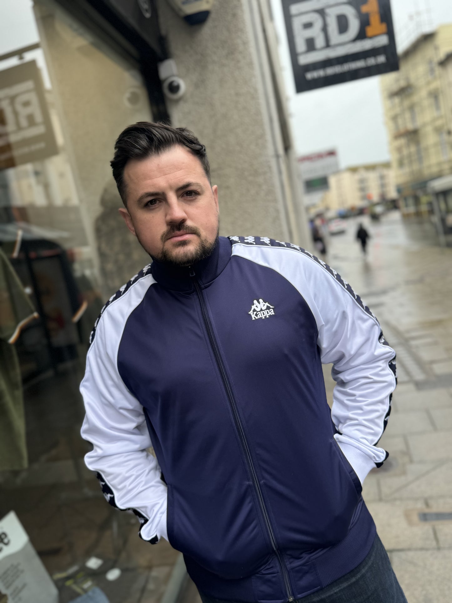 Kappa Uriah Track Top In Blue