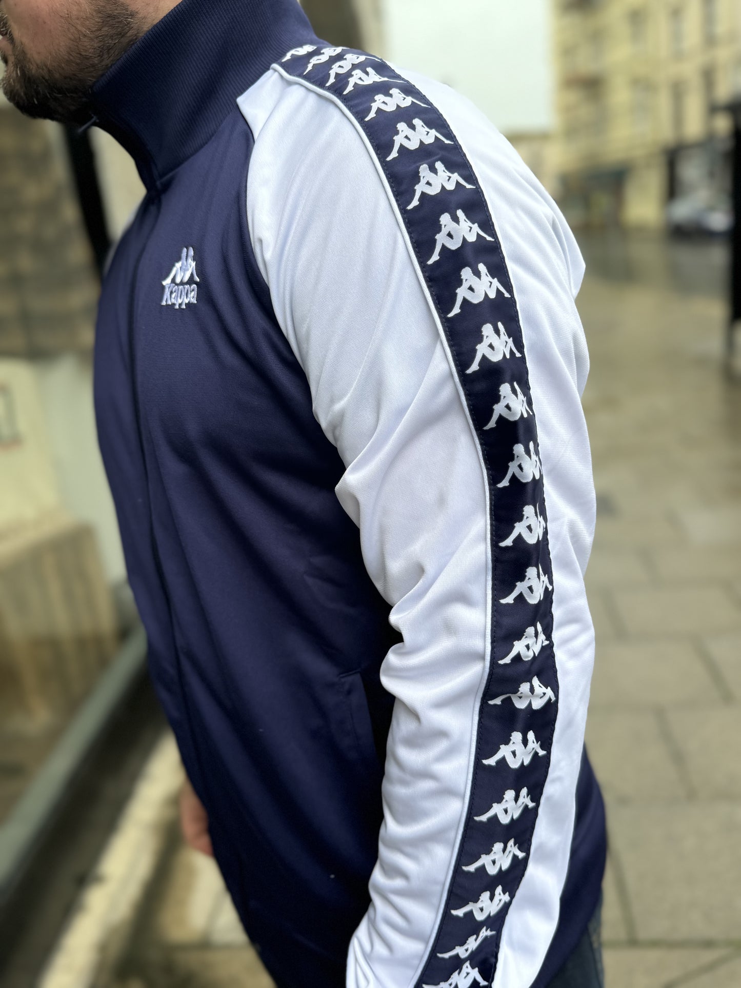 Kappa Uriah Track Top In Blue