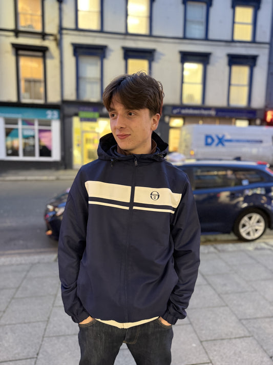 Sergio Tacchini Damarindo Windbreaker Martime Blue - RD1 Clothing