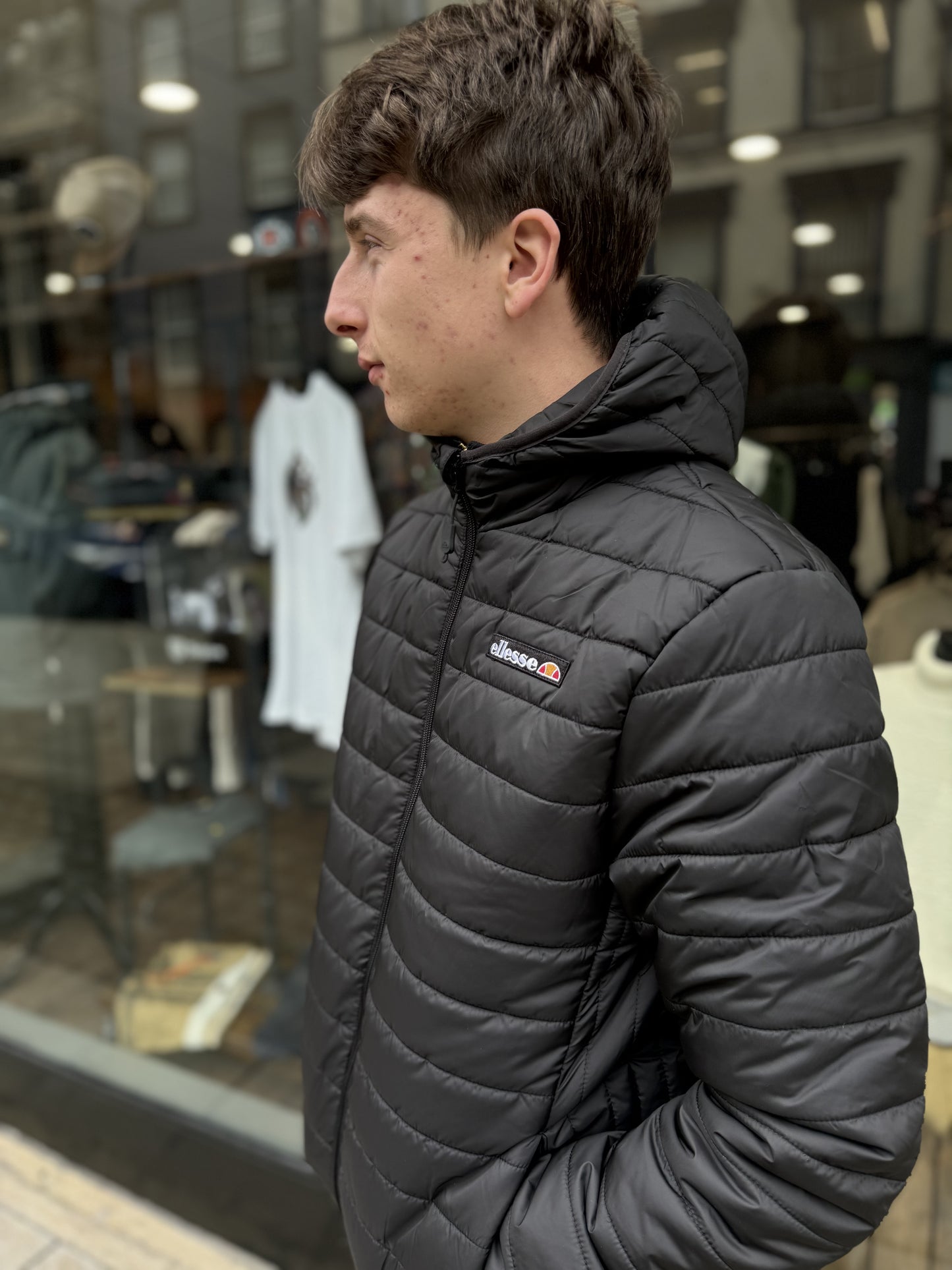 Ellesse Ladruns Padded Jacket In Black - RD1 Clothing