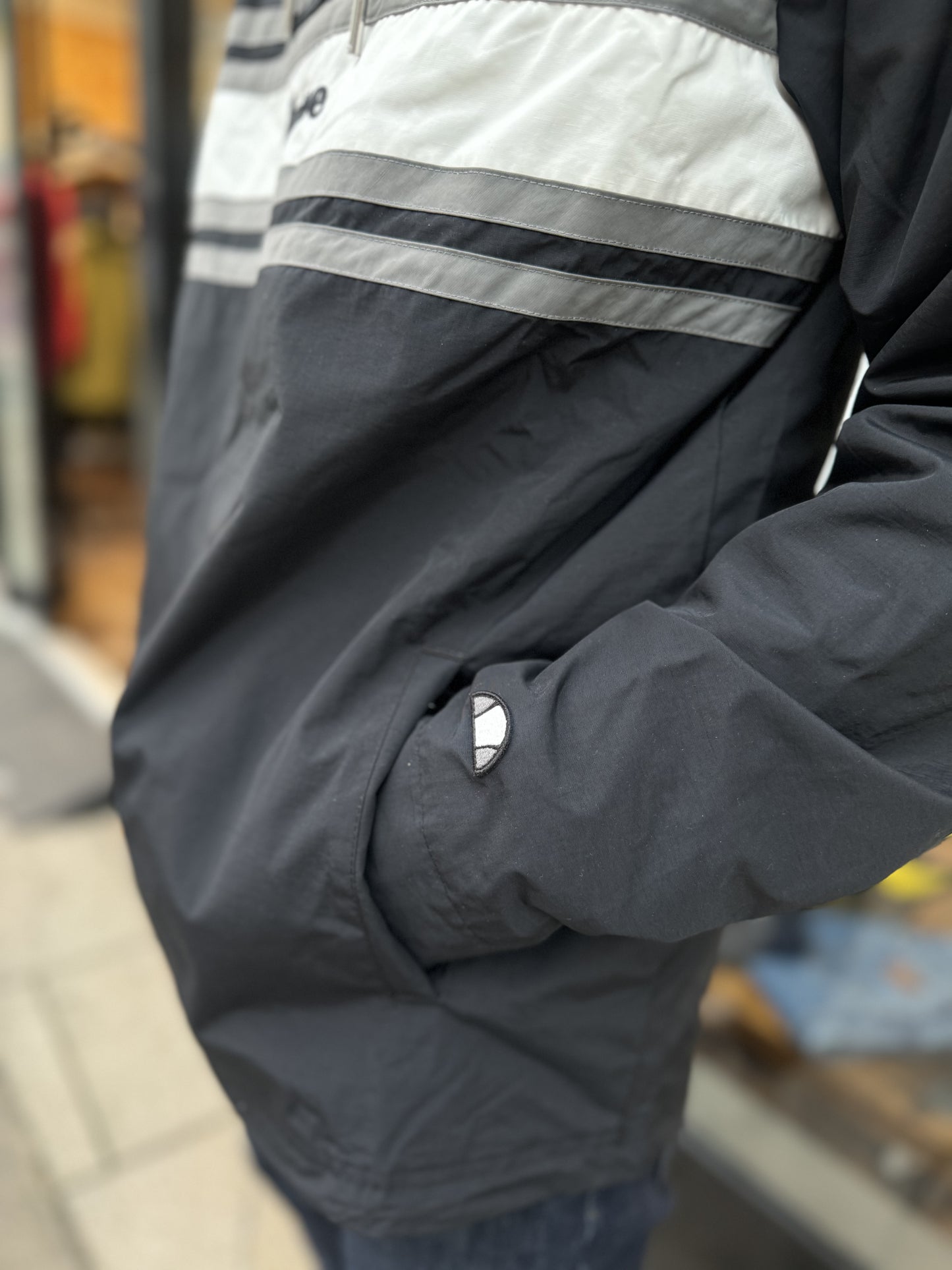 Ellesse Agraria Smock Jacket In Black - RD1 Clothing
