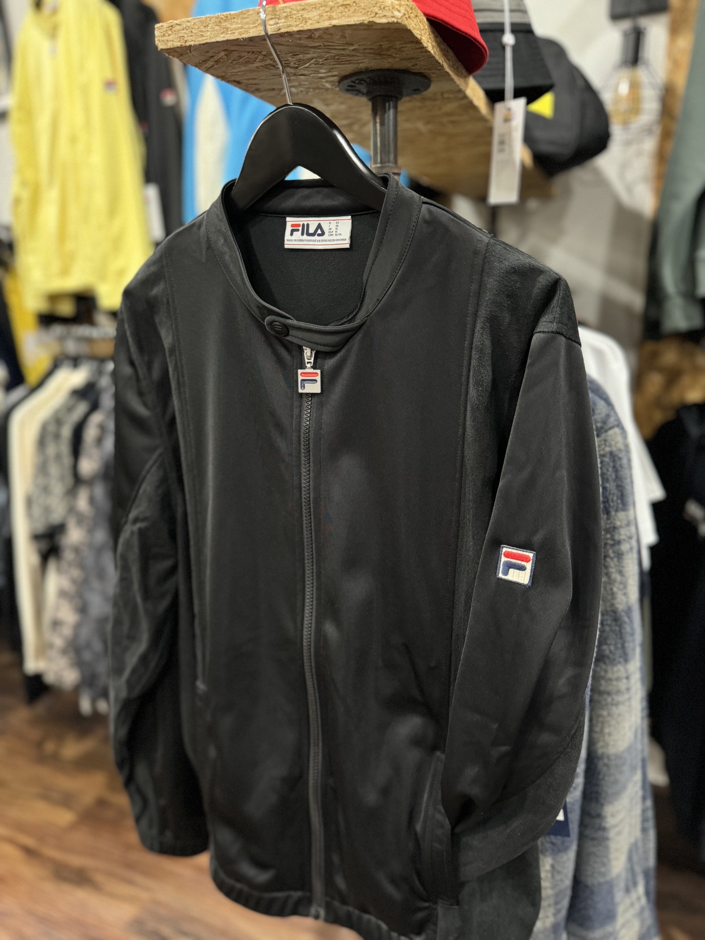 Fila Ricky Track Jacket Black - RD1 Clothing