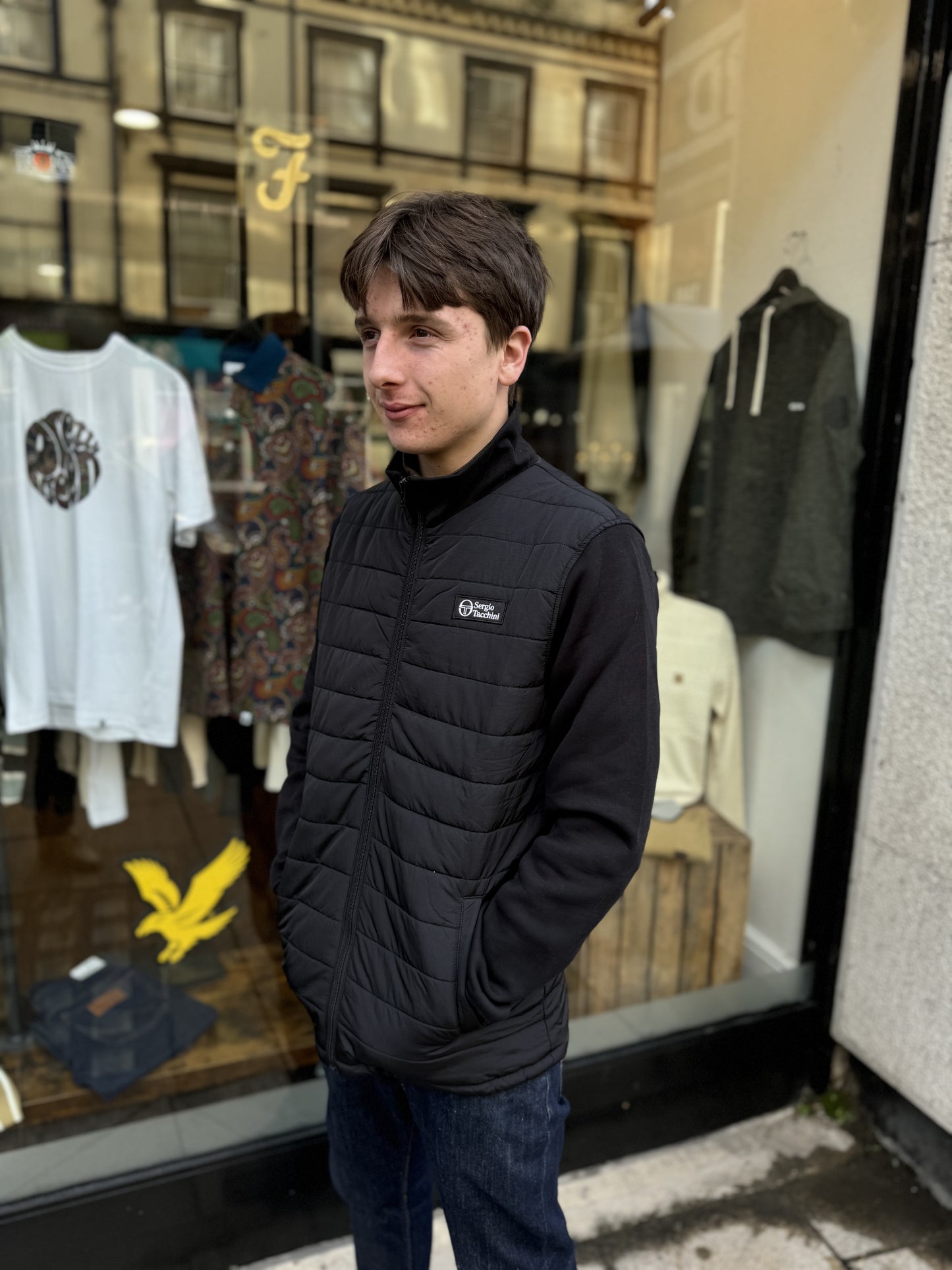 Sergio Tacchini Ravarino Jacket Black - RD1 Clothing