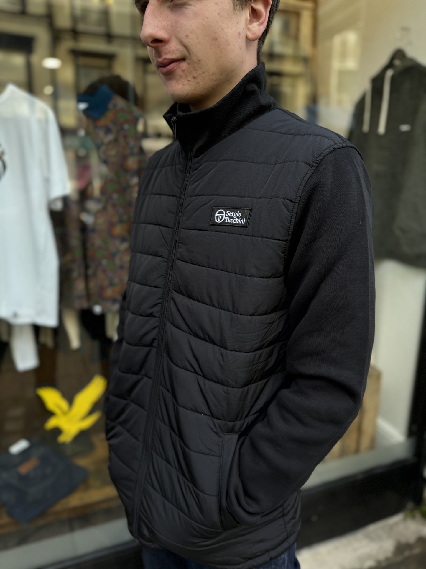 Sergio Tacchini Ravarino Jacket Black - RD1 Clothing