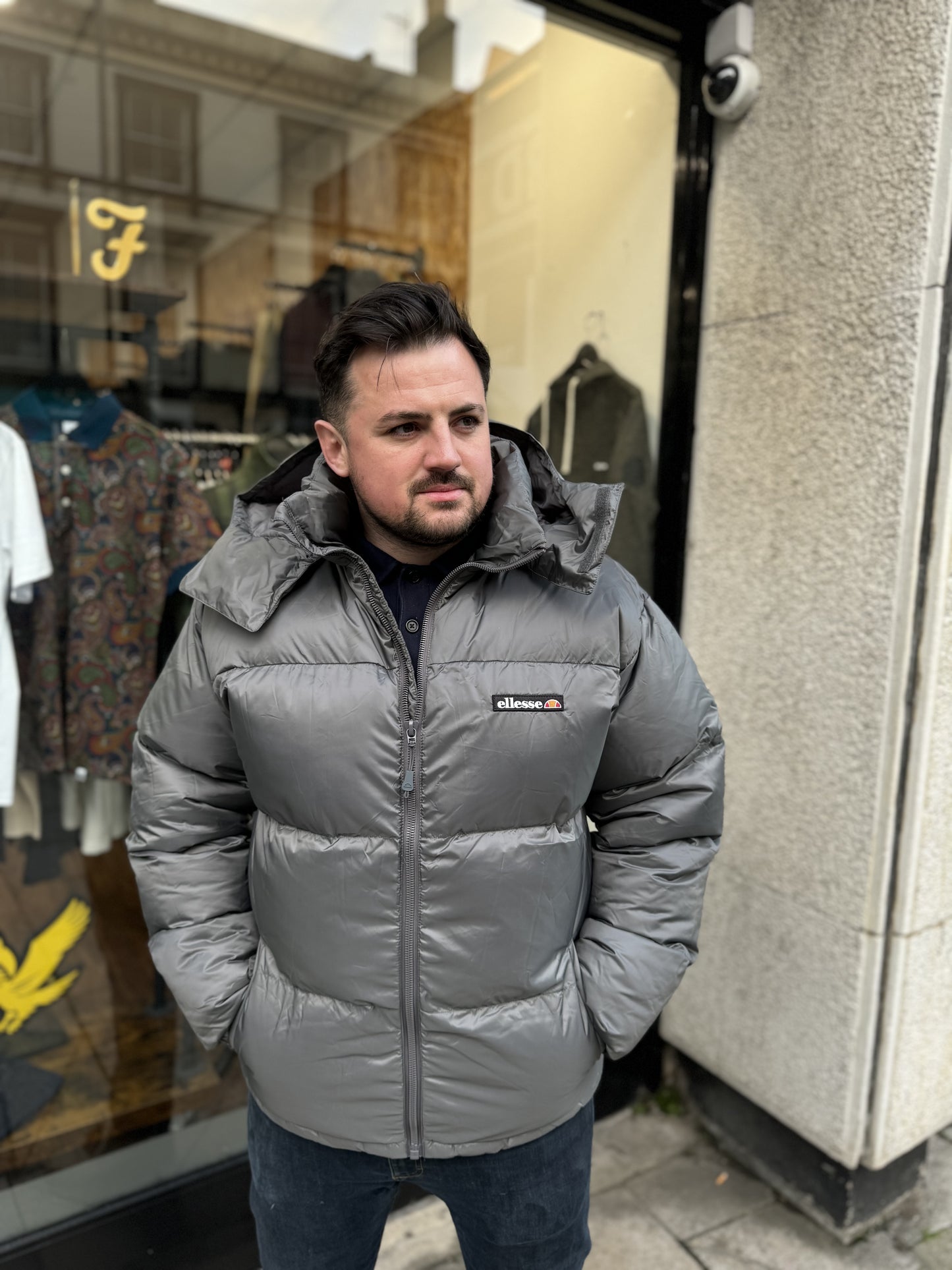 Ellesse Monterosa Padded Jacket Dark Grey - RD1 Clothing