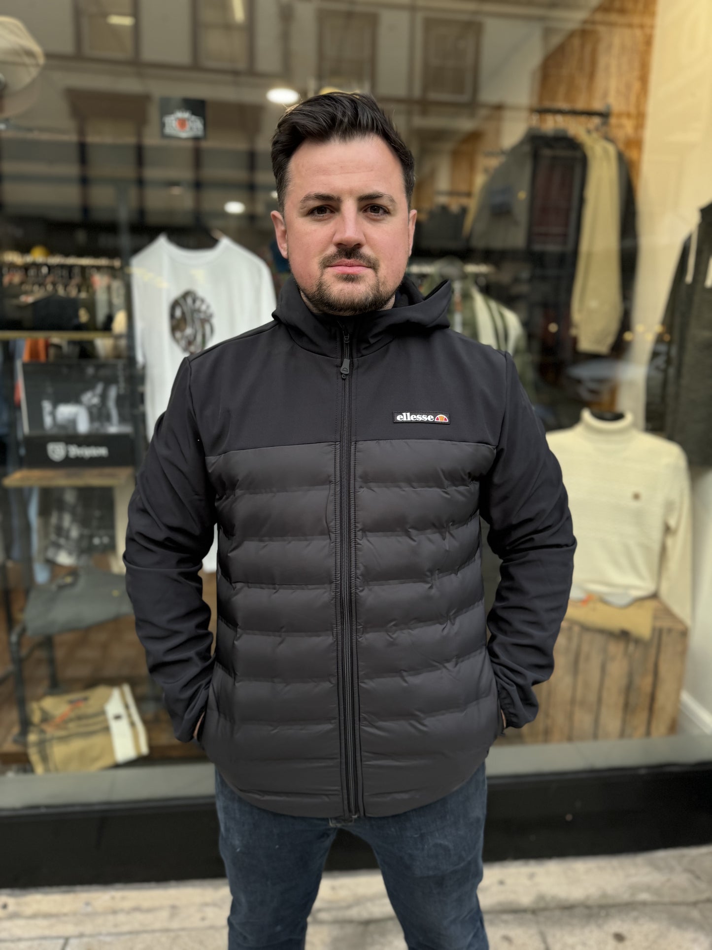 Ellesse Cassiano FZ Jacket Black - RD1 Clothing
