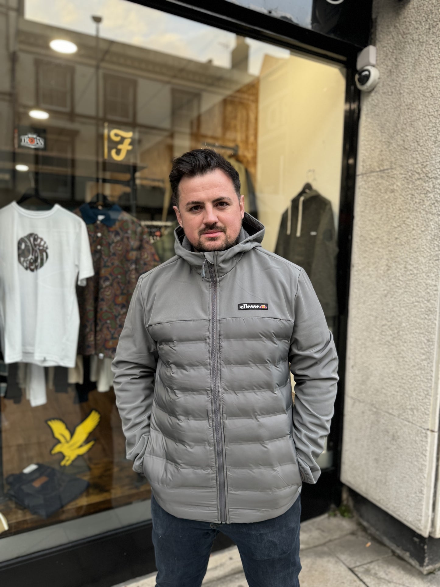 Ellesse Cassiano FZ Jacket Dark Grey - RD1 Clothing
