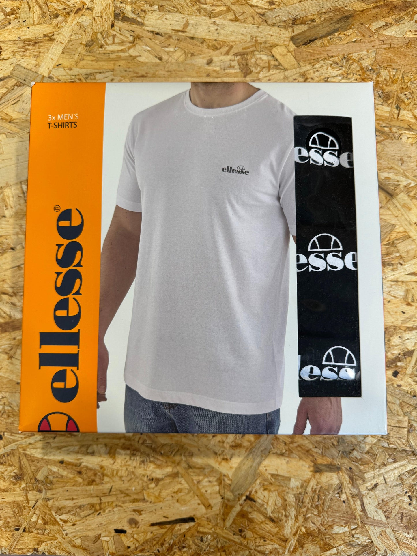 Ellesse Pack of 3 tees In Black - RD1 Clothing