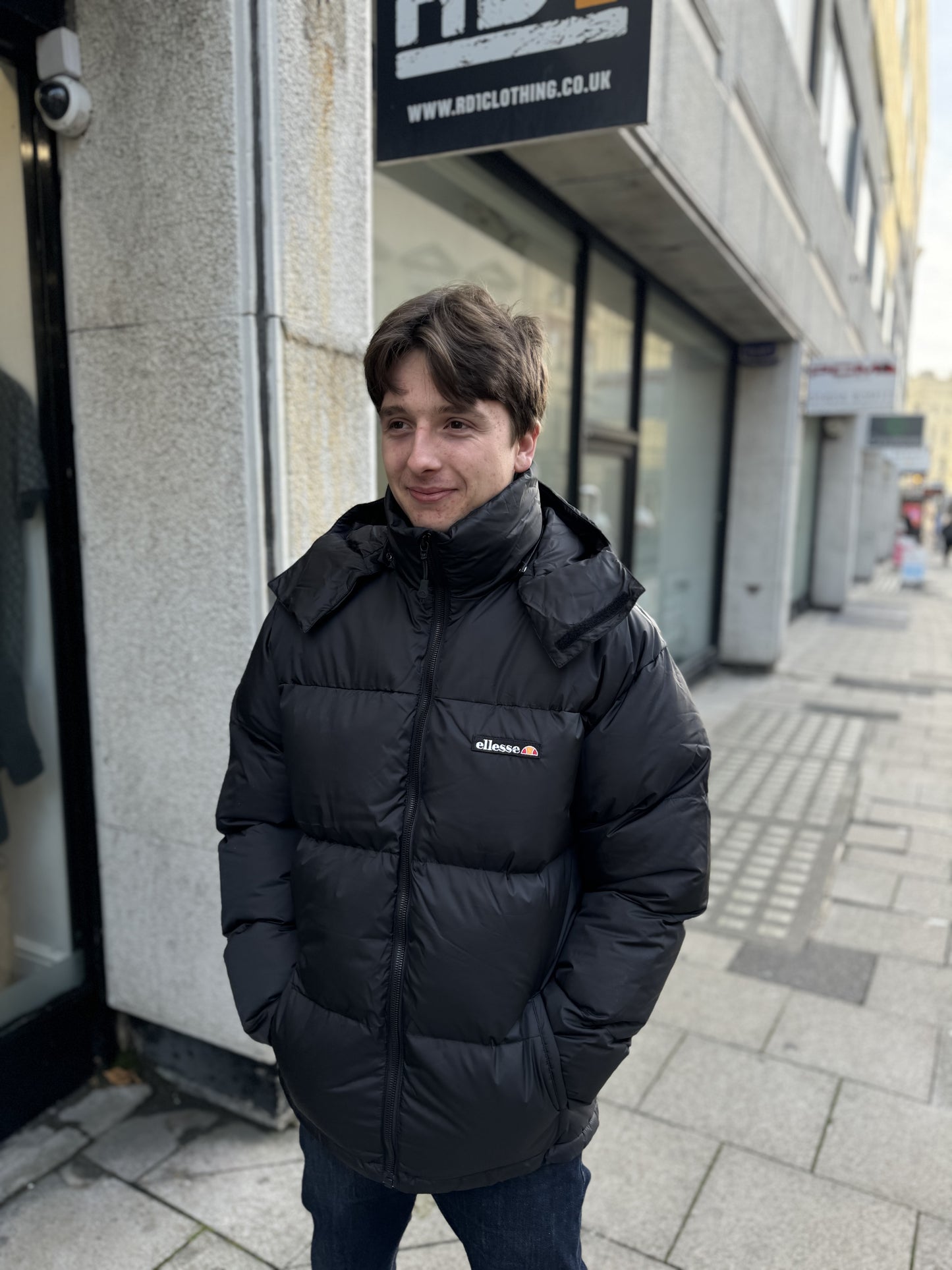 Ellesse Monterosa Padded Jacket Black - RD1 Clothing