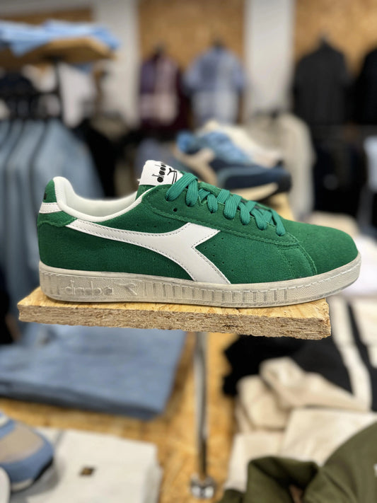Diadora Game L Low Waxed Suede In Green Peppermint - RD1 Clothing