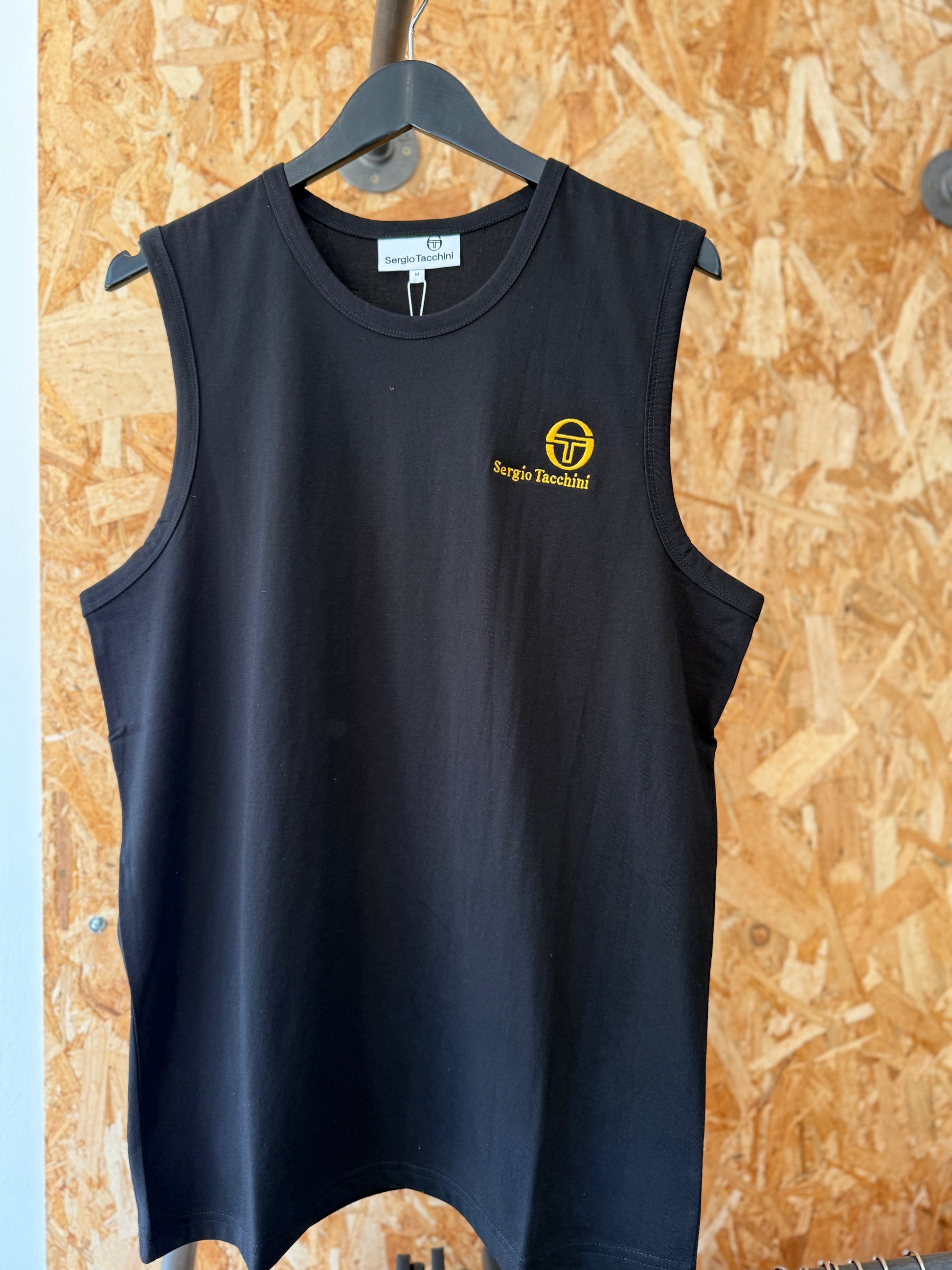 Sergio Tacchini Sawyer Vest Black - RD1 Clothing