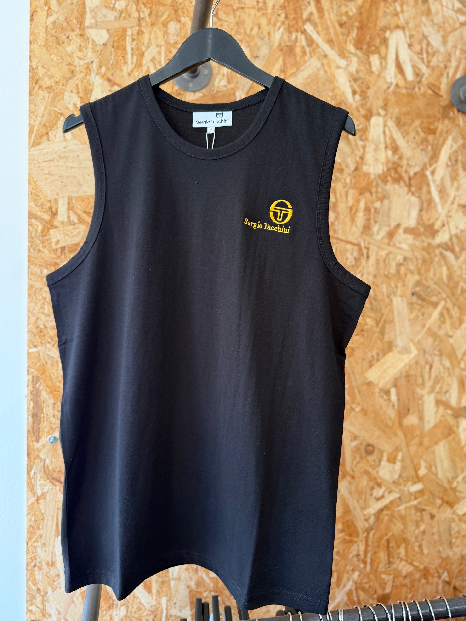 Sergio Tacchini Sawyer Vest Black - RD1 Clothing