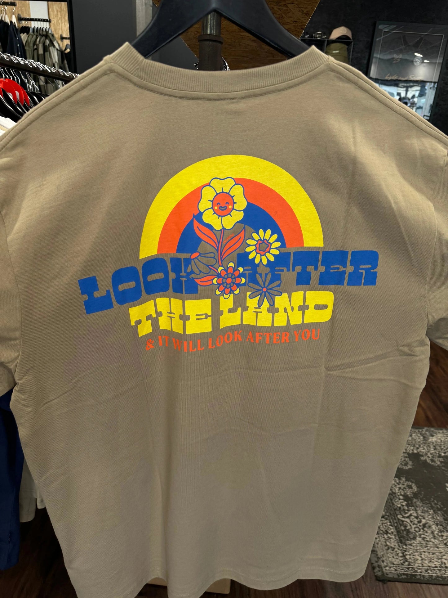 Only & Sons Look After The Land T-Shirt In Sand - RD1 Clothing