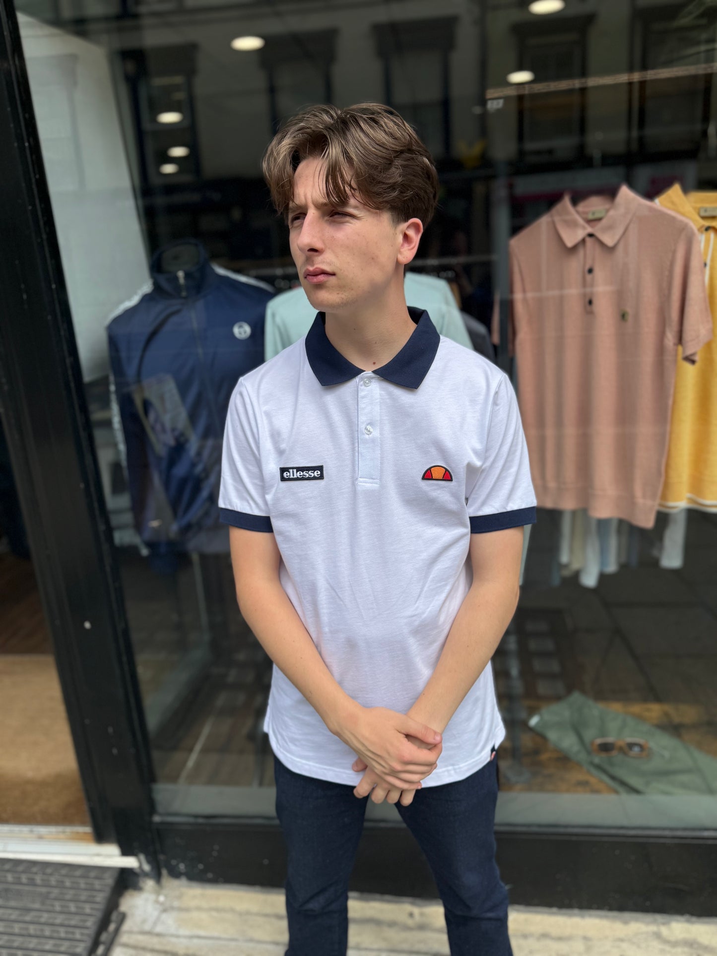 Elesse Lessepsia Polo White/Navy
