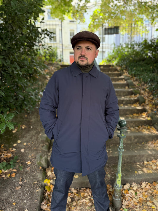 Aquascutum Active Soft Shell Trench Navy - RD1 Clothing