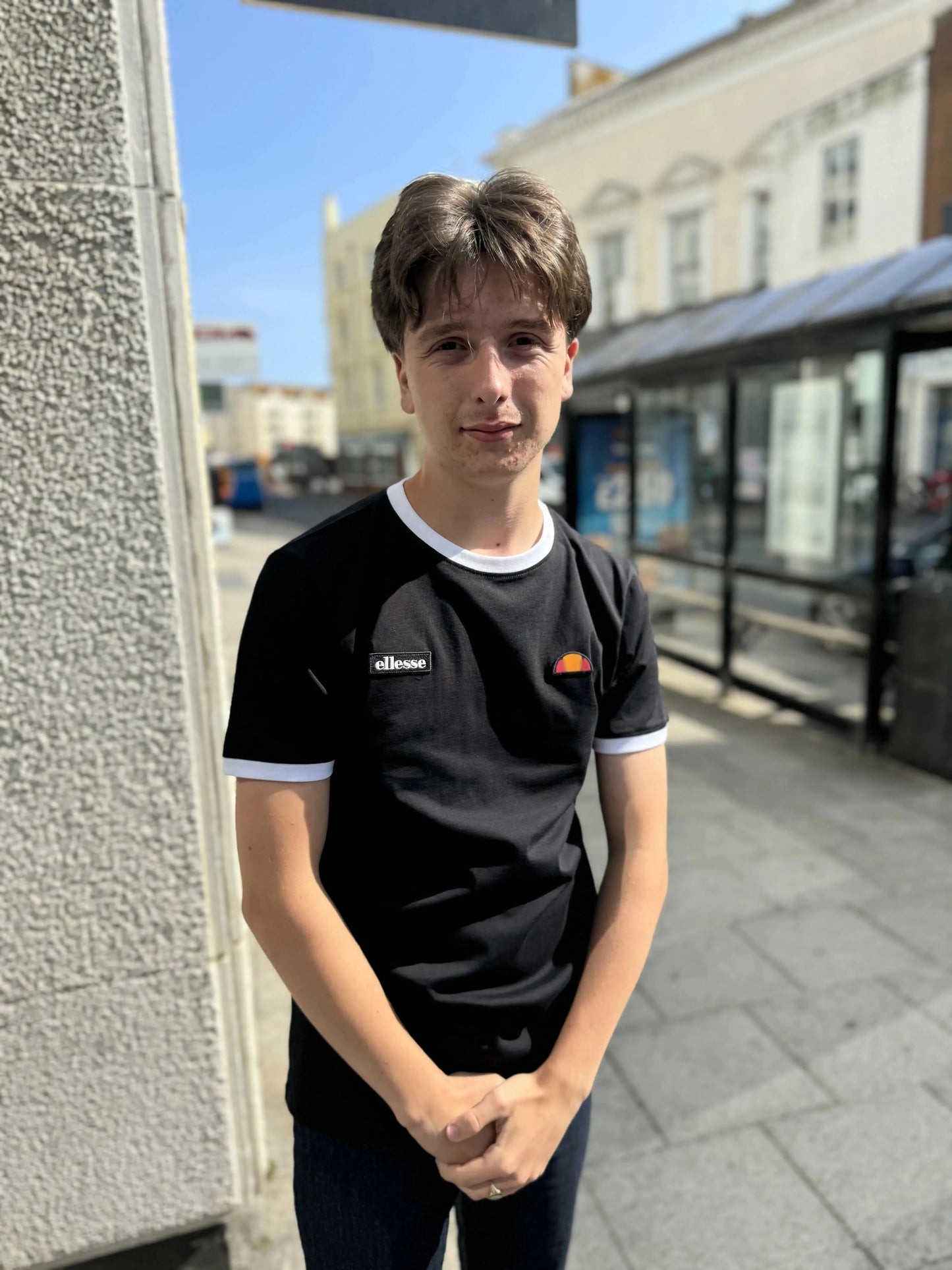 Ellesse Ferdorini Tee In Black - RD1 Clothing