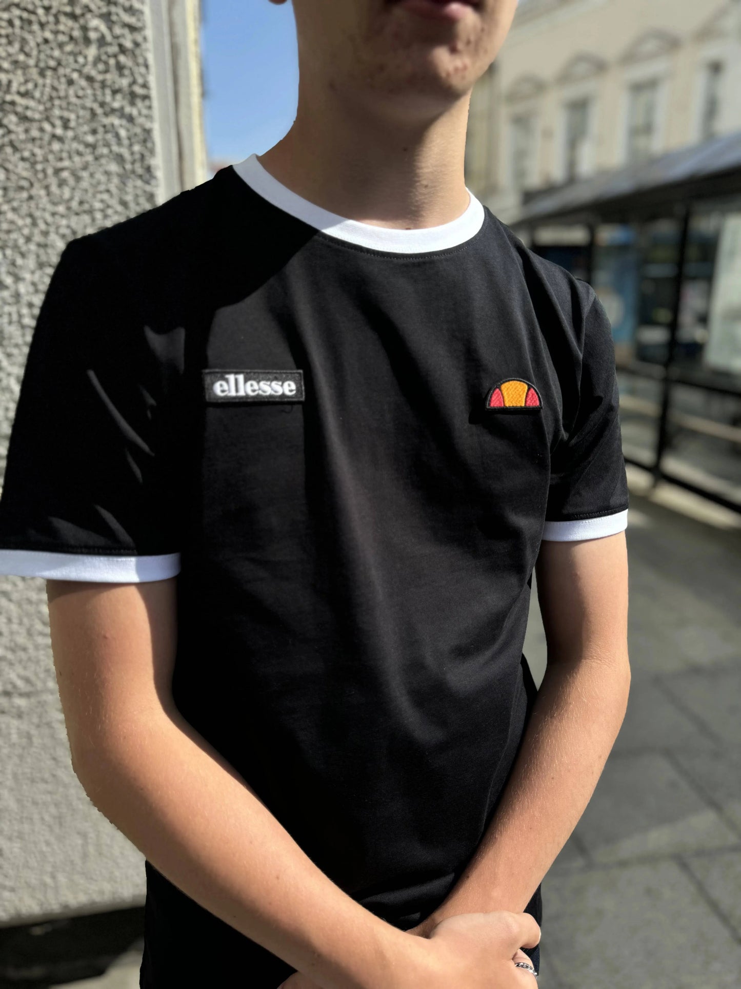 Ellesse Ferdorini Tee In Black - RD1 Clothing
