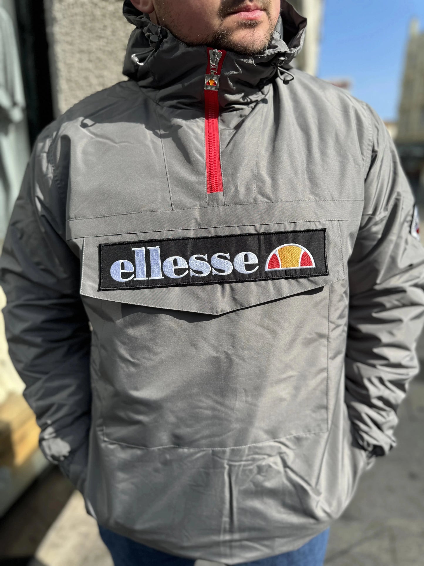 Ellesse Monterini OH Jacket In Grey - RD1 Clothing