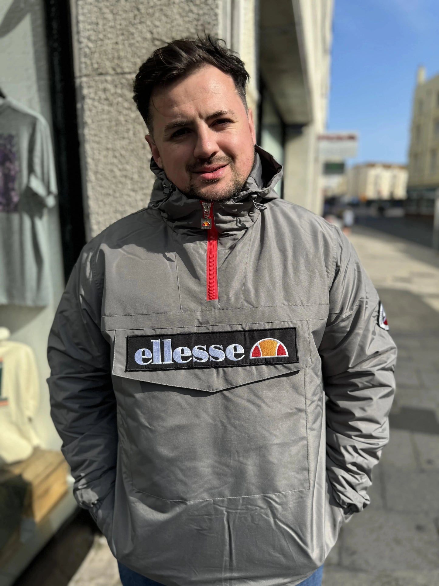 Ellesse Monterini OH Jacket In Grey - RD1 Clothing